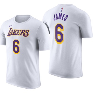 (new)Short Sleeve Cotton Lebron James NBA LA Lakers Tshirt for Unisex MOGL