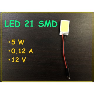 ไฟ LED 21 SMD สำหรับติดหลังคาภายในรถยนต์ แสงสวยงามน่าใช้