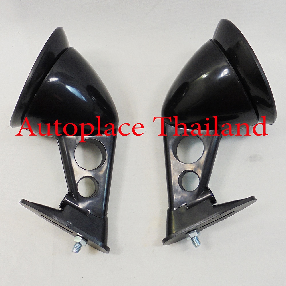 For Chevrolet Camaro Z28 1970-81 Pair Fender Mirrors Black Bullet Custom Retro