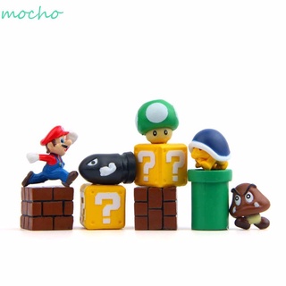 Mocho โมเดลฟิกเกอร์การ์ตูน Super Mario Bros. ของเล่นสําหรับเด็ก 10ชิ้น/ชุด