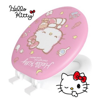 {[KITT142​ลดสูงสุด​80]]​ แผ่นรองนั่งชักโครก ฝาปิดรองนั่งชักโครก​ คิตตี้ Hellokitty​ ลิขสิทธิ์​แท้​