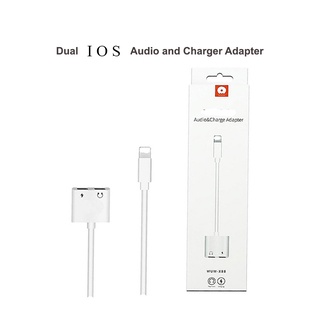 WUW X88 Dual IOS Audio and Charger Adapter