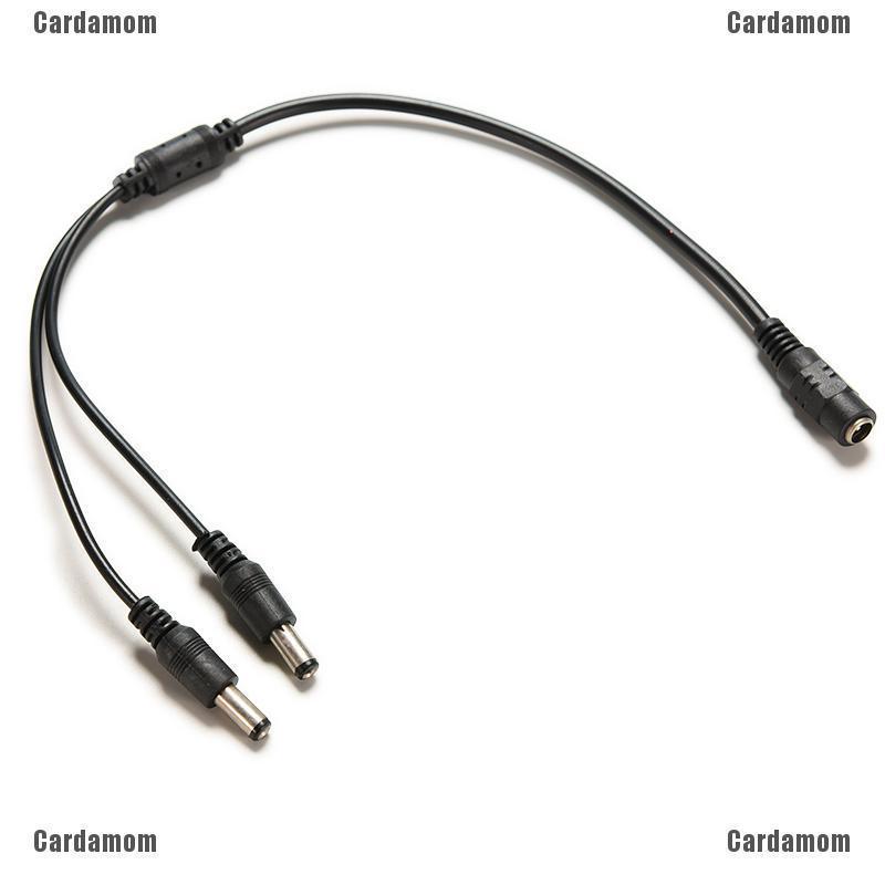 [ELE&amp;IND] อะแดปเตอร์แยกสายเคเบิล 1 ตัวเมีย เป็น 2 ตัวผู้ DC 5.5x2.1 มม.