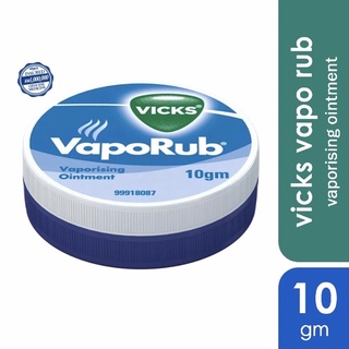 Vicks VapoRub วิคส์ วาโปรับ 10 g 🦋 (กระปุกเล็กพกพาสะดวก)