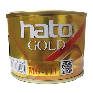 Hato Gold สีทอง สีน้ำมันอะครีลิค MG-111 ขนาด 1/4 ปอนด์ (100 ml)
