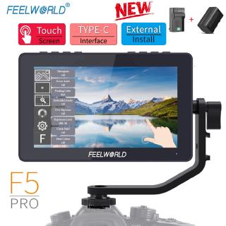 FEELWORLD F5 pro V2 5.5" นิ้วหน้าจอสัมผัสกล้อง dslr ips fhd 1920x1080 4k hdmi วิดีโอโฟกัส