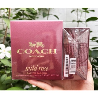 Coach New York Wild Rose EDP 90ml กล่องซีล (เช้คสต้อคทางแชทก่อนทำรายการสั่งซื้อนะคะ)