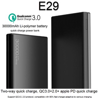 💥💥พร้อมส่ง💥💥 POWER BANK 30000 mAh ELOOP (E29) 🚩🚩รับประกัน 1 ปี🚩🚩