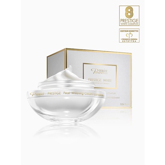 Premier Dead Sea l Prestige White Pearl Whitening Cream Complex - All Skin Types 60 ml.