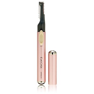 ✈เครื่องดัดขนตาด้วยความร้อนหวี Hitachi eyelash curler (HR-530) pink gold ดัดขนตาให้งอนเด้ง ส่งตรงจากญี่ปุ่น