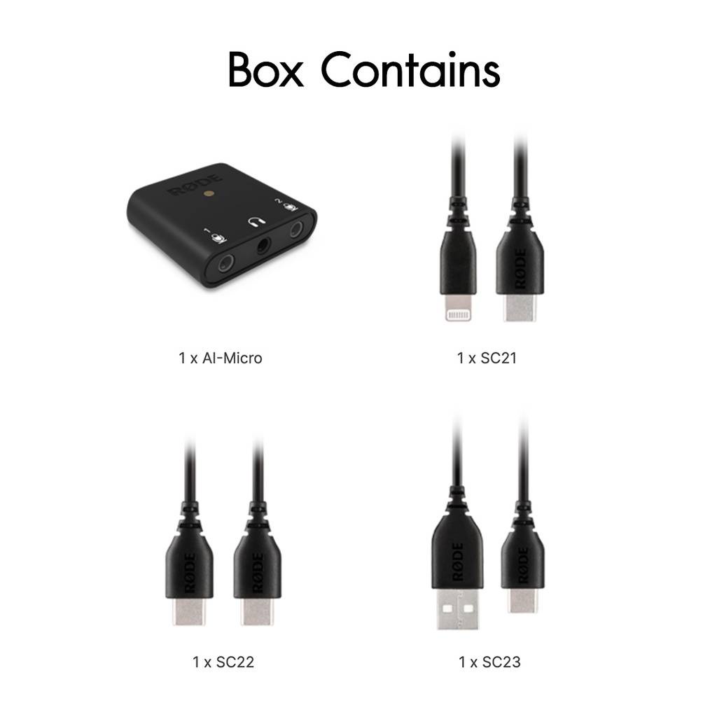[กรุงเทพฯ ด่วน 1 ชั่วโมง] Rode AI-Micro USB Audio Interface