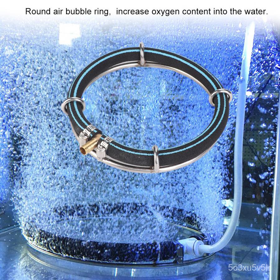 Fish Tank Pond Aquarium Round Air Bubble Diffuser Ring Fish Pond