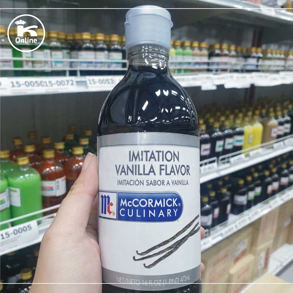 กลิ่นวนิลา กลิ่นวานิลลา 473 ml. ตรา แม็คคอร์มิค McCormick Imitation Vanilla Flavor