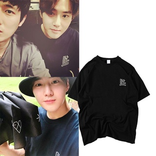 EXO Kim Junmyeon SUHO เสื้อยืดเดียวกัน