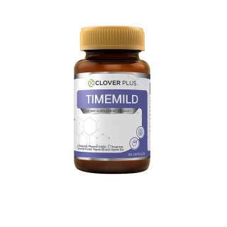 Clover plus Timemild Camomile ไทม์มายด์ อาหารเสริม ช่วยการ นอนหลับ สารสกัดจาก คาโมมายล์ หลับสนิท หลับลึก 1กระปุก