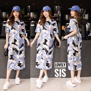 🌿🌼🌺🌸💜🤎🇰🇷 Military Cotton Maxi Dress