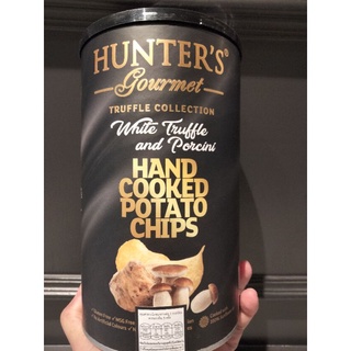 Hunters Gourmet  White Truffle And Porcini มันฝรั่ง แผ่นทอดกรอบ รสเห็ดทรัฟเฟิลขาว และ เห็ดพอร์ชินี  150 กรัม
