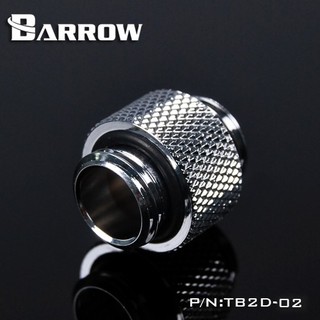 Barrow Dual Male G1/4" Extender silver (10mm) (ข้อต่อเพิ่มความยาว จัดส่งในไทย รับประกัน 1ปี)