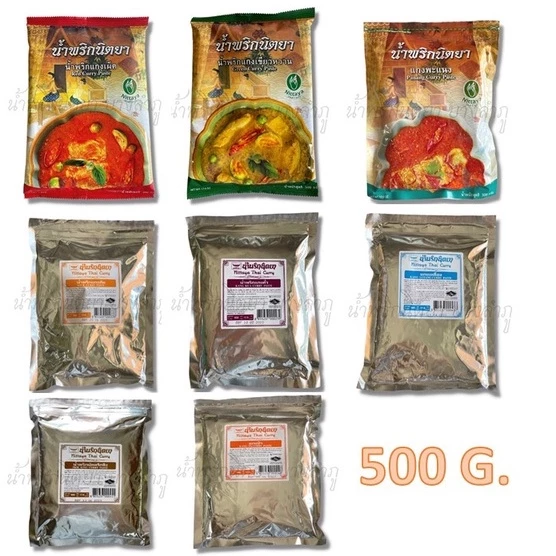 น้ำพริกนิตยา หลากหลายรสชาติ ขนาด 500 g