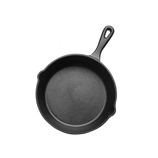 ✓▬✖Non-stick Coating Iron Frying Pot 14/16CM Uncoated Health Wok Non-Stick Pan Gas Stove Induction Cooker for Kitchen Co