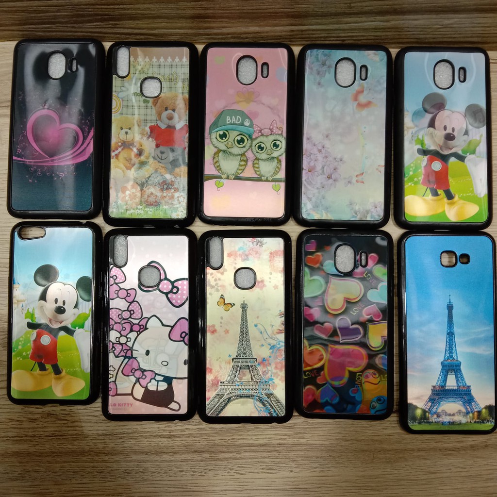 SAMSUNG J4, J2 PRIME, A6 2018, J4+/J4 PLUS, J6 SOFT CASE 3D SILICONE MOTIF 2 PICTURES