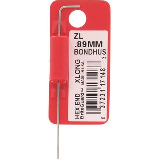 ✅ประแจหกเหลี่ยมตัวแอล ตัวเดี่ยว หัวหกเหลี่ยม สีขาว ขนาด .89 mm No.17148 : BONDHUS