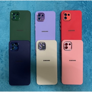 🍄 New Case Oppo A5/A9(2020) A16 A16k A95สกำมะหยี่ขอบกล้องโครเมี่ยม ด้านหลังโลโก้  สินค้ามีพร้อมส่ง 🍄