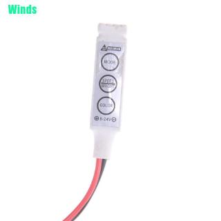 ( Winds ) 1 ชิ้น 5-24 V 3 คีย์ Rgb สายไฟ Led ควบคุมความสว่าง 3528 5050