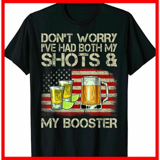 [S-5XL] เสื้อยืด พิมพ์ลาย DonT Worry IVe Had Both My Shots And Booster เหมาะกับของขวัญ