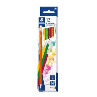 ดินสอดำ HB สเตดเลอร์ เรนโบว์ (12 แท่ง) Staedtler