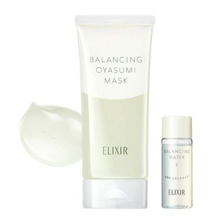 Shiseido Elixir Balancing OYASUMI mask 90g. สลีปปิ้งมาสก์ ฟรีน้ำตบ