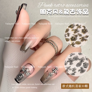 Yalayee [Manicure Accessories] の เครื่องประดับ โลหะผสม สไตล์พังก์ พังก์ เรโทร 50 ชิ้น