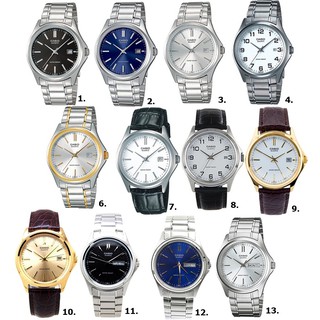 ราคาแท้ 100%  Casio Man/Lady นาฬิกาคู่ LTP-1183 MTP-1183 MTP-1239D MTP-1239 MTP-1183A series เรียบหรู ดูดีประกันศูนย์​ 1 ปี