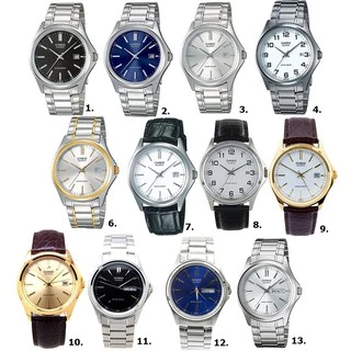 แท้ 100%  Casio Man/Lady นาฬิกาคู่ LTP-1183 MTP-1183 MTP-1239D MTP-1239 MTP-1183A (กล่องขาว) ดูดีประกันศูนย์​ 1 ปี