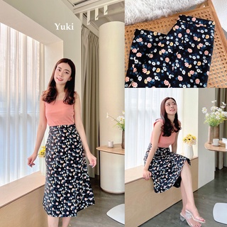 【RTร้านแฟชั่น】Midi Skirt - กระโปรงทรงผ่าข้าง  คลุมเข่าใหม่