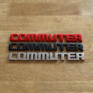 โลโก้ COMMUTER ตัวหนังสือฝาท้าย