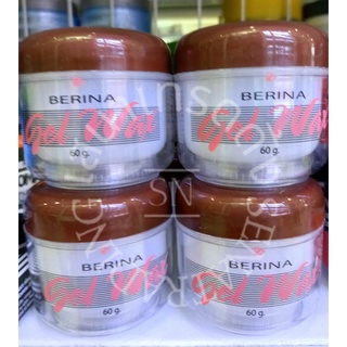 Berina gel wax เบอริน่า เจล แว๊กซ์ แต่งผม อยู่ทรง เป็นธรรมชาติ 60g.