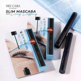 มาสคาร่า Nee Cara Slim Mascara N609 นีคาร่า สลิม มาสคาร่า หัวเล็ก