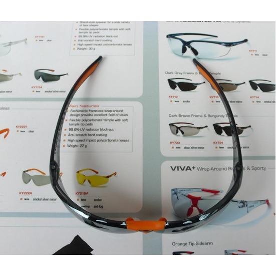 KingS KY 8814A แว่นตานิรภัย กระจกนิรภัย king ky8814A