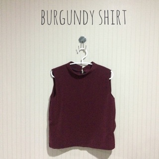 Burgundy Shirt