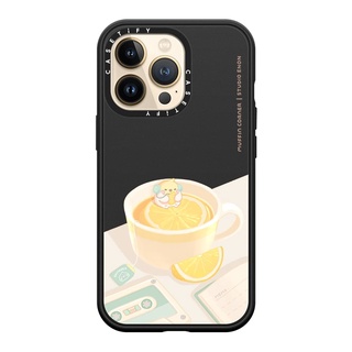 Casetify Lemon Lo-fi by Muffin Corner 13 Pro Max  Impact Case  Color:Matte-Black [13PMสินค้าพร้อมส่ง]