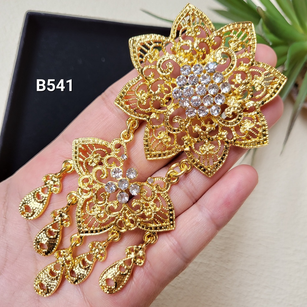 เข็มกลัด Kebaya สองชั้นหรูหรา, เข็มกลัด Kebaya หรูหรา B541, B572, B604