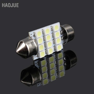 Haojue หลอดไฟ Led สีขาว 31 มม. 12 Smd สําหรับติดตกแต่งภายในรถยนต์ De3175