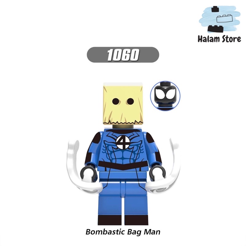 Pretty 1060 Lego Minifigures Marvel ปริศนาของเล ่ น - Spider Man F4 Fantastic 4 ตัวละครรุ ่ น
