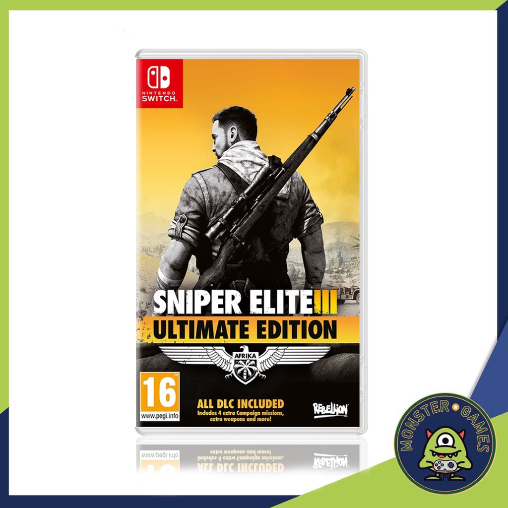 Sniper Elite 3 Ultimate Edition Nintendo Switch Game แผ่นแท้มือ1!!!!! (Sniper Elite 3 Switch)(Sniper