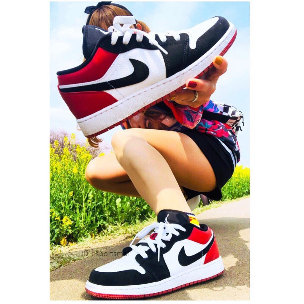 Jordan 1 Low Black Toe On Foot Onlinemahi Com