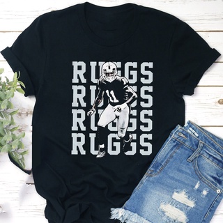 เสื้อยืด ผ้าฝ้าย พิมพ์ลาย Henry Ruggs Raiders Las Vegas อินเทรนด์สําหรับผู้ชาย