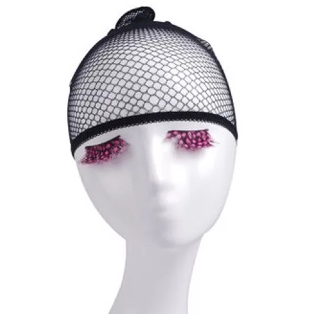 ตาข่ายคลุมผม hair net ที่คลุมผม ตาข่ายคลุมศีรษะ เน็ตคลุมผม ใช้คลุมศีรษะก่อนสวมวิกผม เน็ตผมแบบตาข่าย สวมใส่สบาย