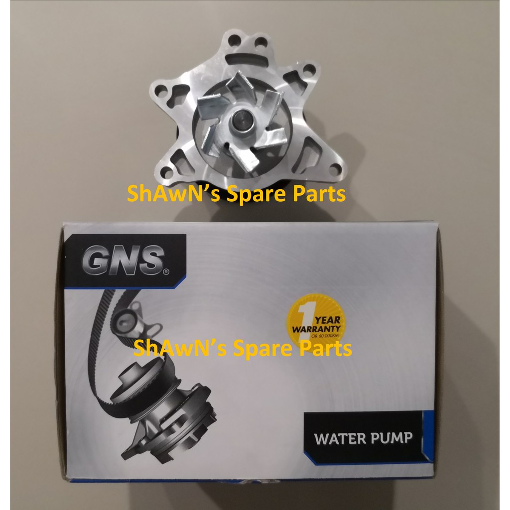 GNS ปั๊มน้ํา Toyota Altis ZZE121 ZZE122 ZZE141 ZZE142 (NON Dual-VVTi MODEL) Wish ZNE10 1.8 RAV4 ZCA2