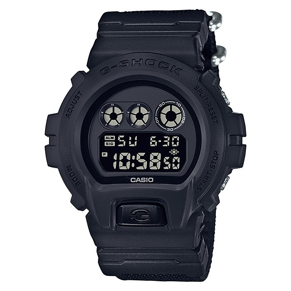 นาฬิกา Casio G-Shock Limited Black out Basic Nilon band series รุ่น DW-6900BBN-1 ของแท้ รับประกัน1ปี
